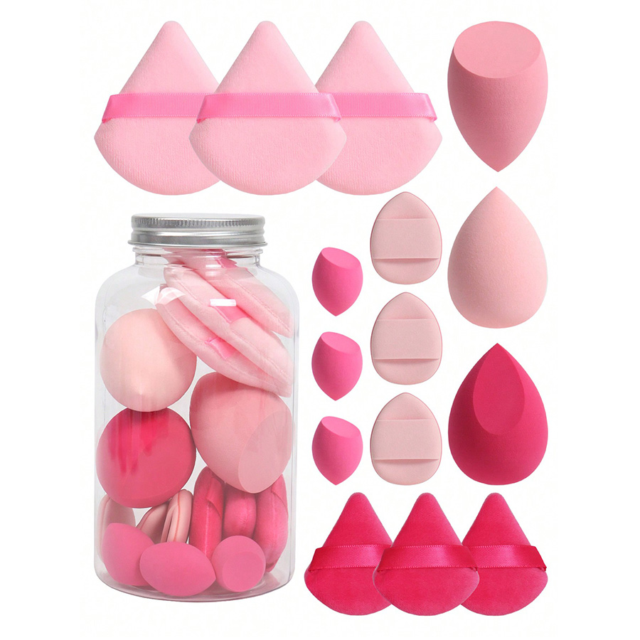 収納容器付きメイクアップスポンジ15個セット：ビューティーブ - Beauty Blender In Makeup のレビューと価格