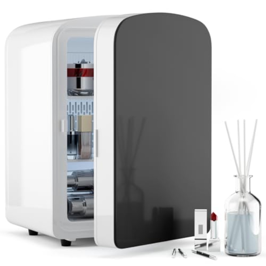 9Lミニ冷蔵庫 寝室 車 大学寮 オフィスデスク用 12V  - Beauty Makeup Fridge のレビューと価格