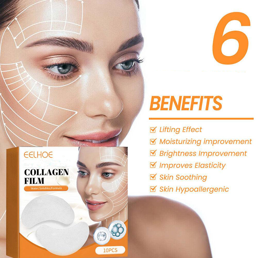 5 ボックスコラーゲン可溶性パッチフィルム抗しわ除去くまフェ - Collagen Eye Patch のレビューと価格